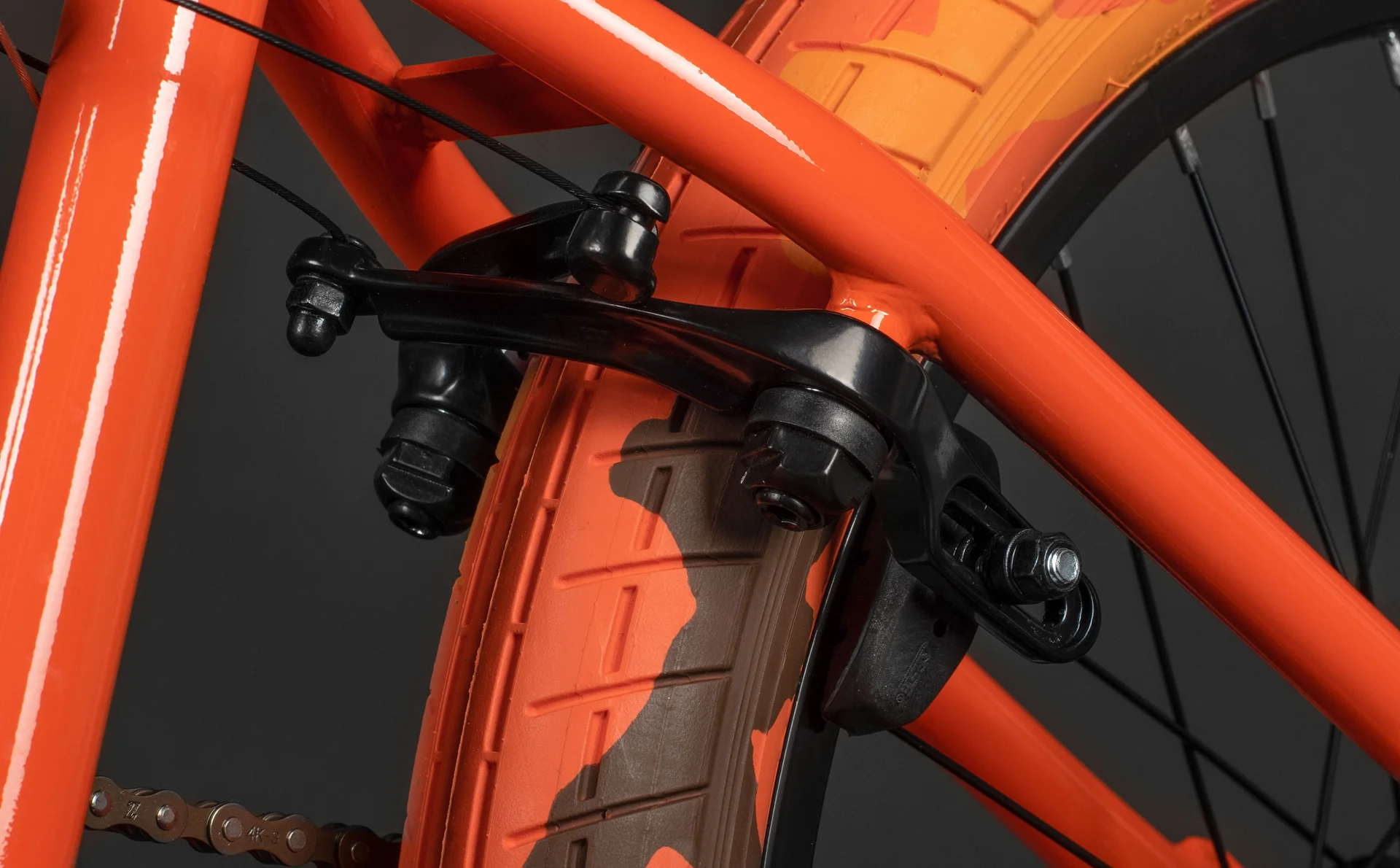 Велосипед HORH MANIFEST 20" (2025) Orange-Black - миниатюра 15