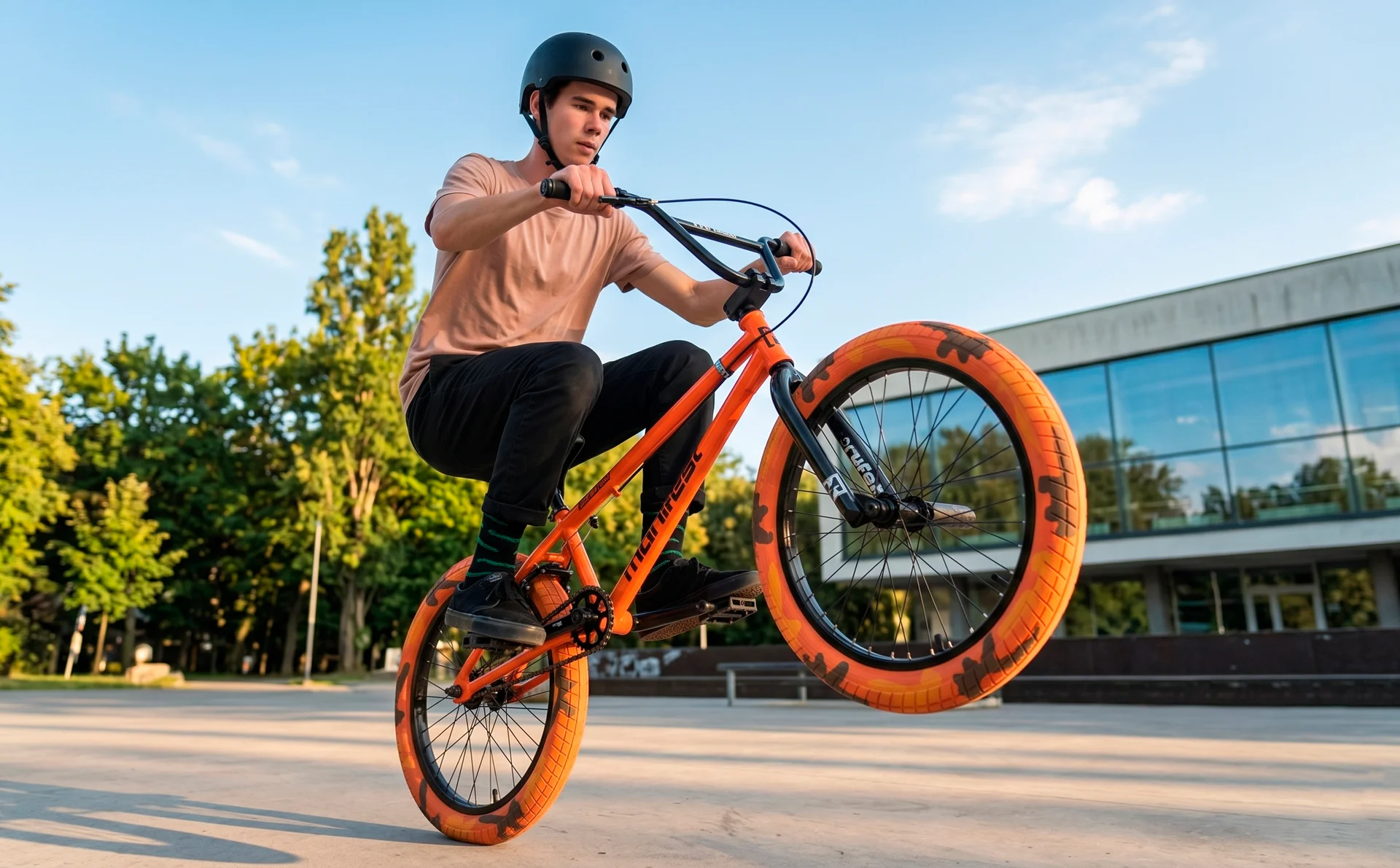 Велосипед HORH MANIFEST 20" (2025) Orange-Black - миниатюра 3