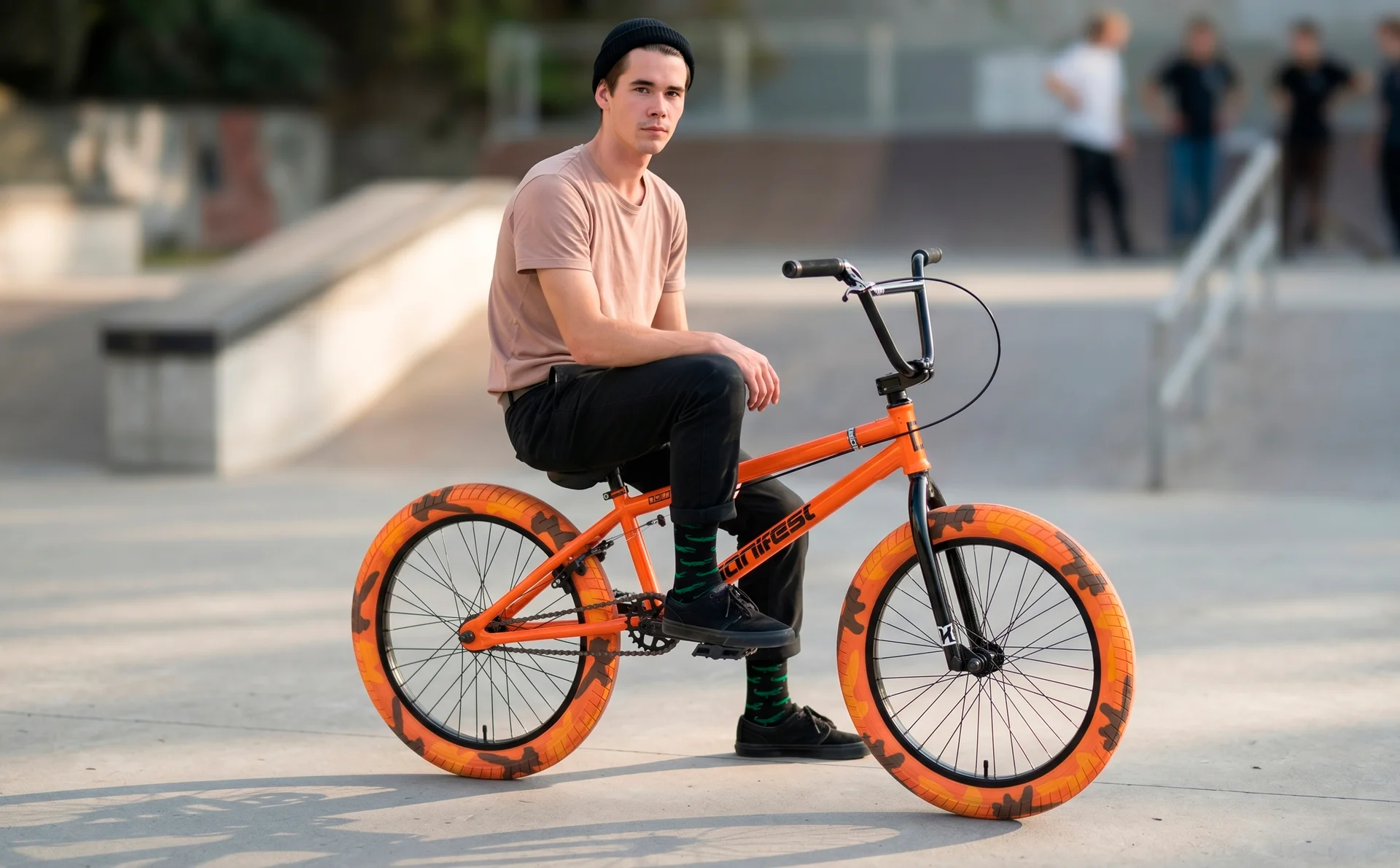 Велосипед HORH MANIFEST 20" (2025) Orange-Black - миниатюра 4
