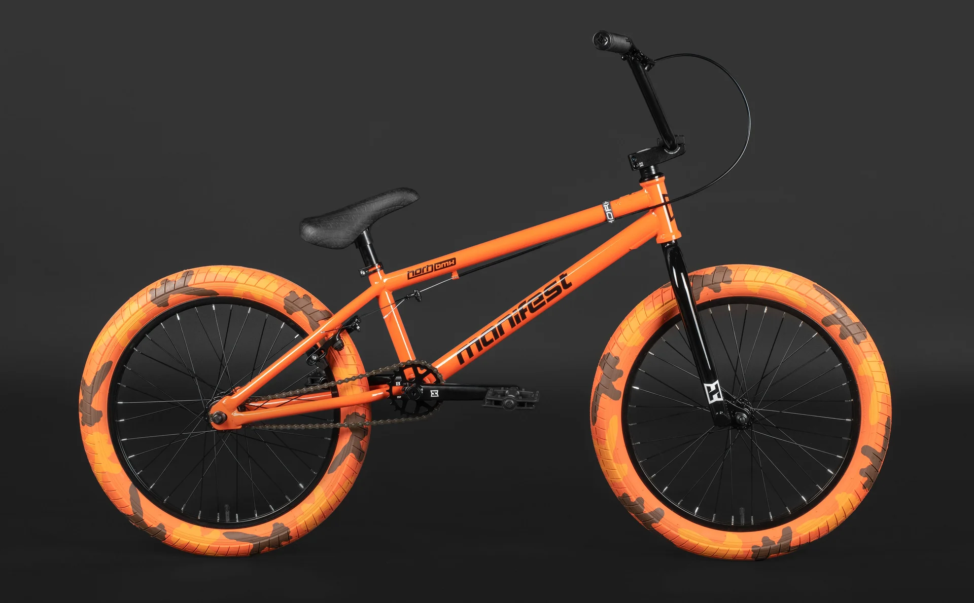 Велосипед HORH MANIFEST 20" (2025) Orange-Black - миниатюра 5