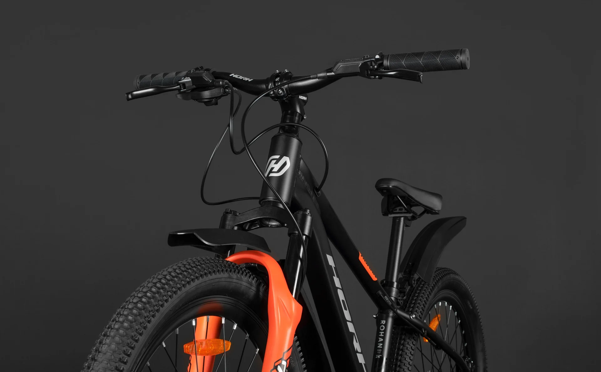 Велосипед HORH ROHAN RHD4.2 24 (2026) BLACK ORANGE - миниатюра 10