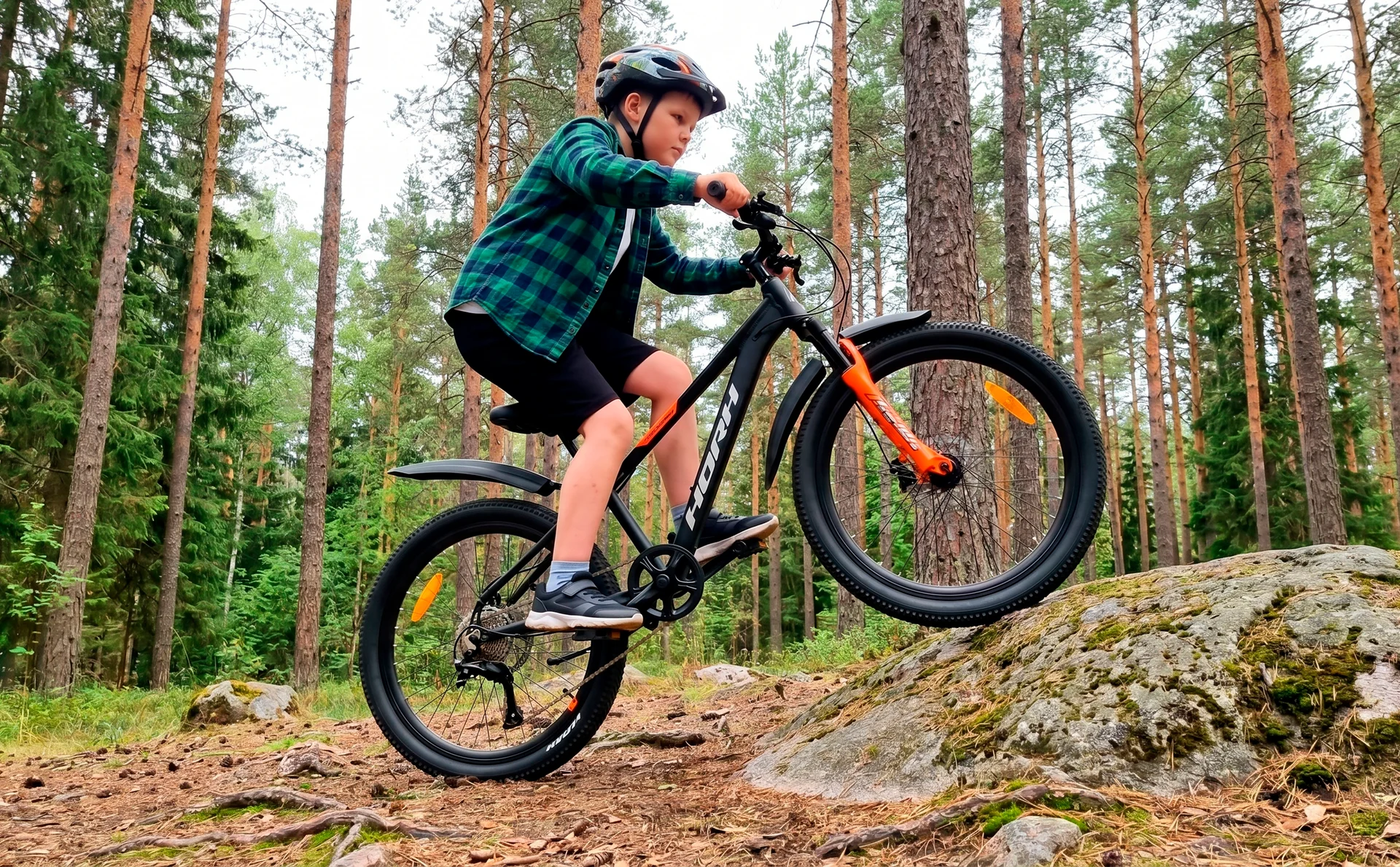Велосипед HORH ROHAN RHD4.2 24 (2026) BLACK ORANGE - миниатюра 3
