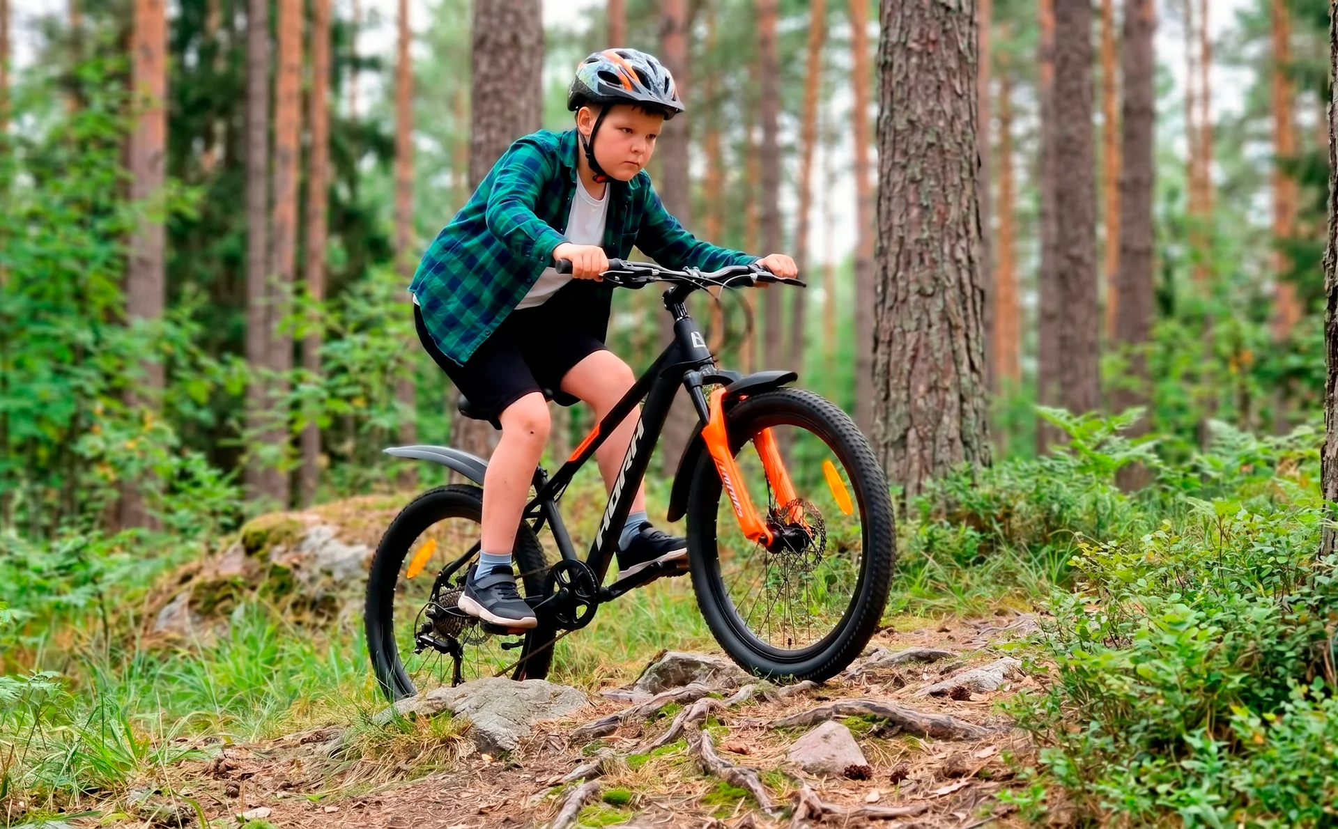 Велосипед HORH ROHAN RHD4.2 24 (2026) BLACK ORANGE - миниатюра 4