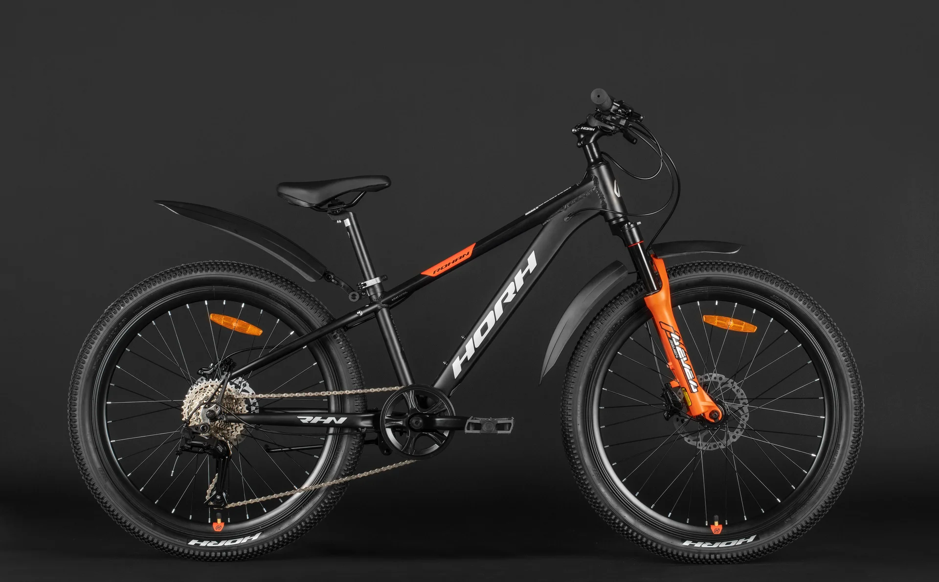 Велосипед HORH ROHAN RHD4.2 24 (2026) BLACK ORANGE - миниатюра 5