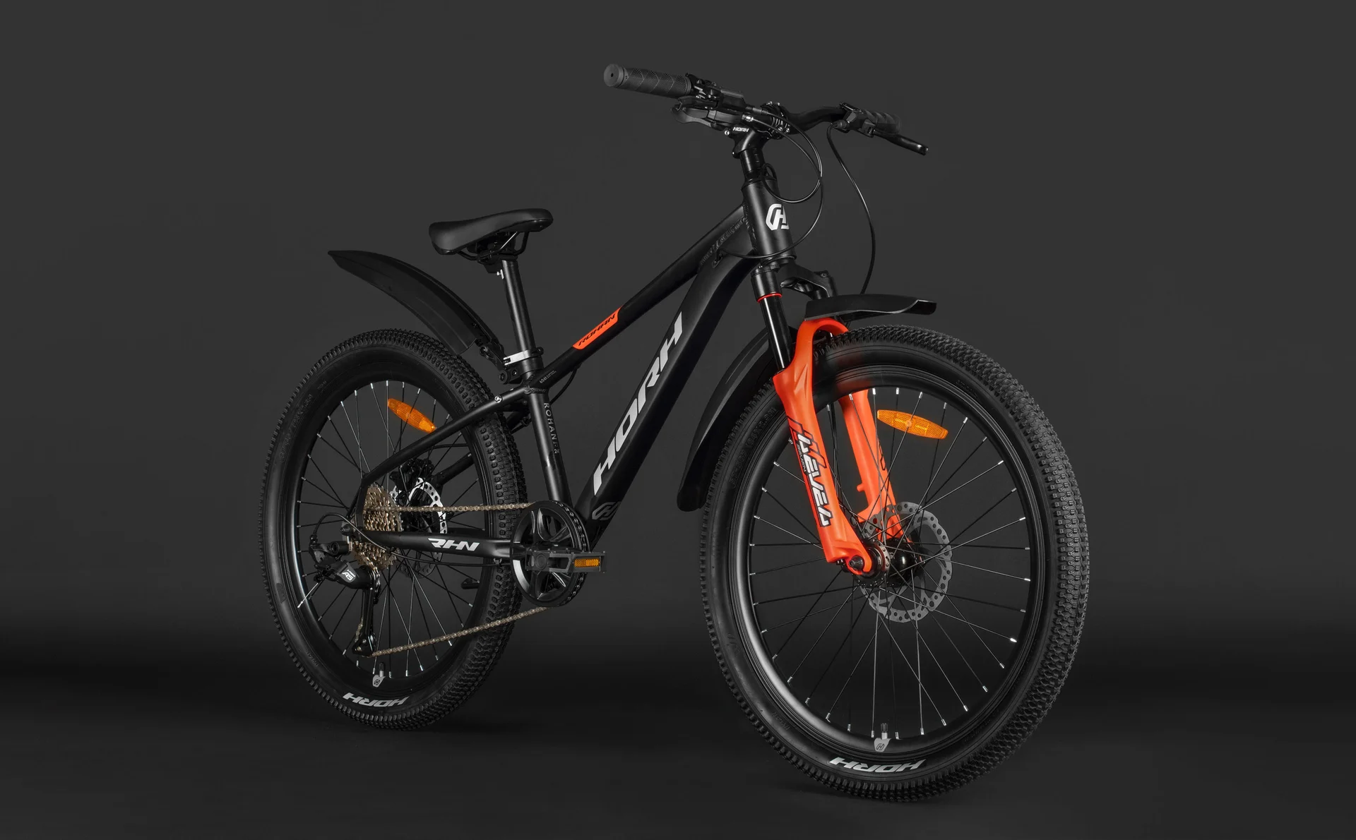 Велосипед HORH ROHAN RHD4.2 24 (2026) BLACK ORANGE - миниатюра 6