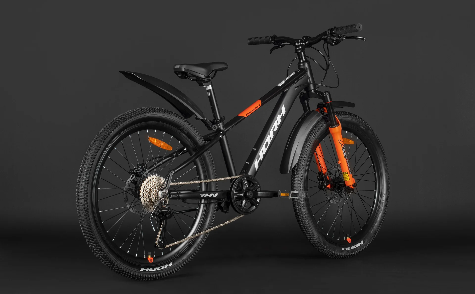 Велосипед HORH ROHAN RHD4.2 24 (2026) BLACK ORANGE - миниатюра 7