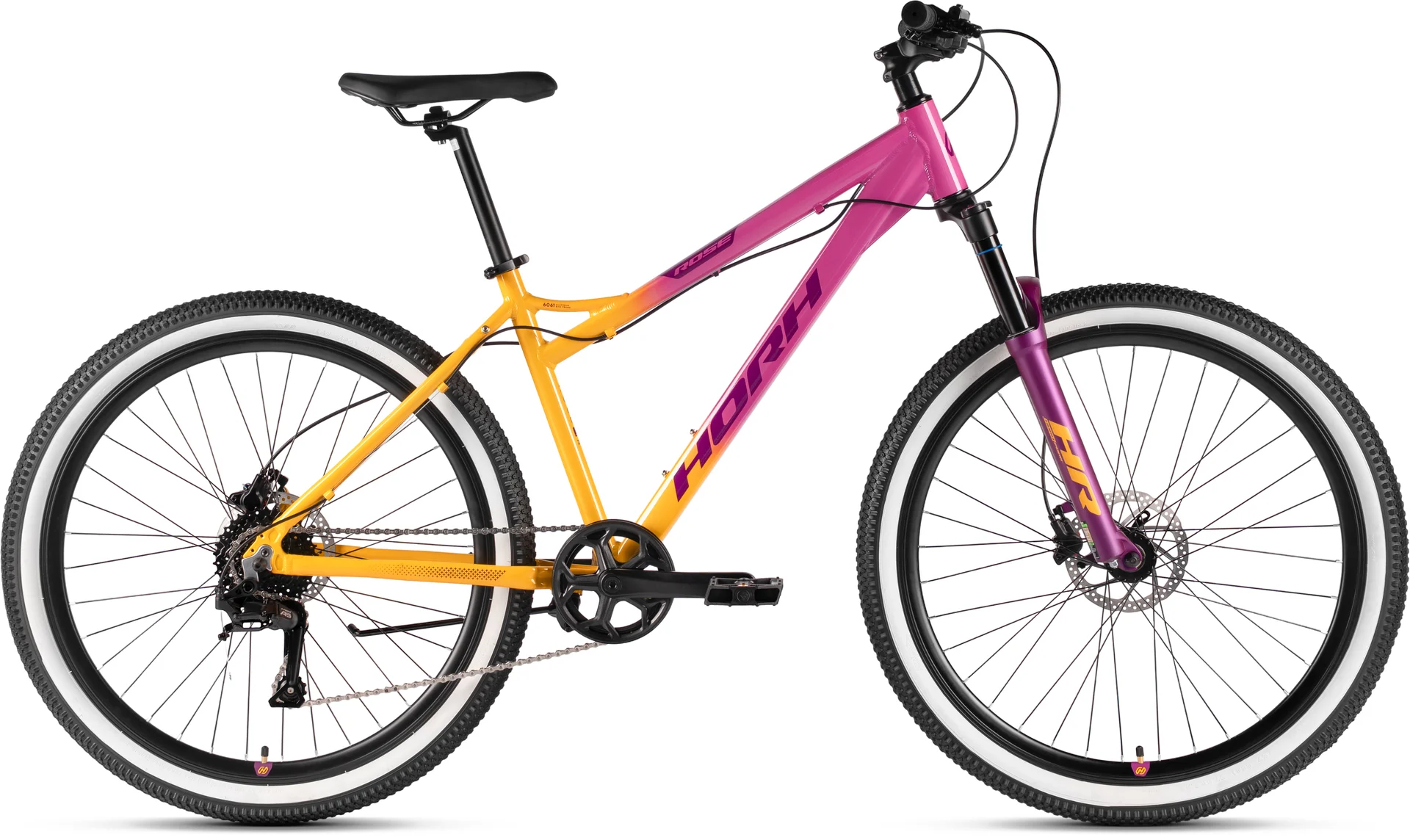 Велосипед HORH ROSE 27,5" (2026) Pink-Yellow-Purple - изображение 1