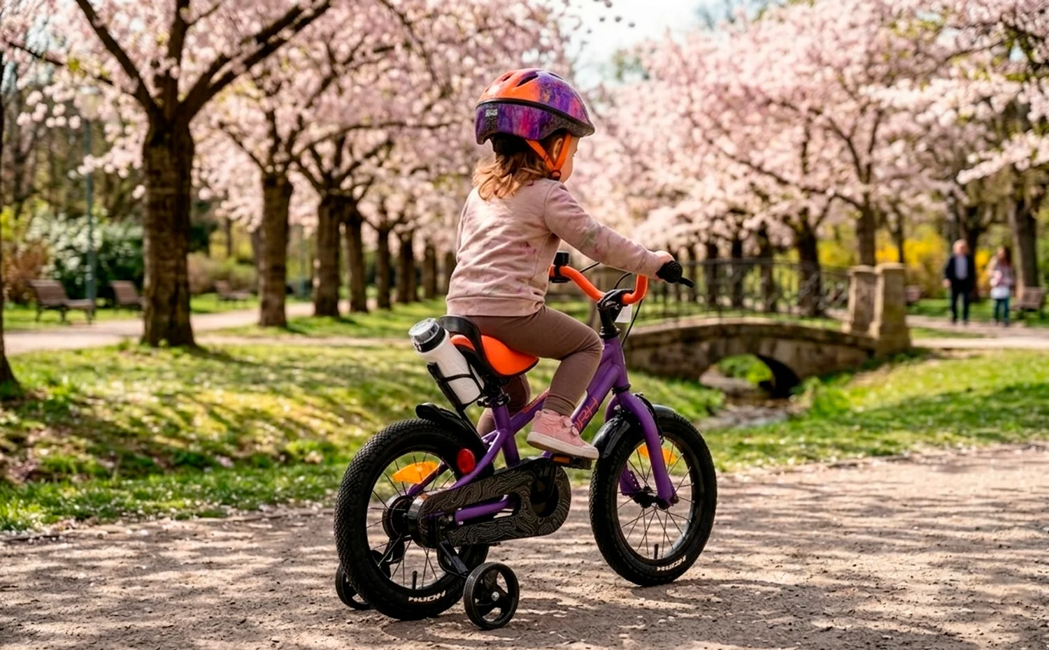 Велосипед HORH HAPPY 14" (2026) Purple-Orange - миниатюра 3