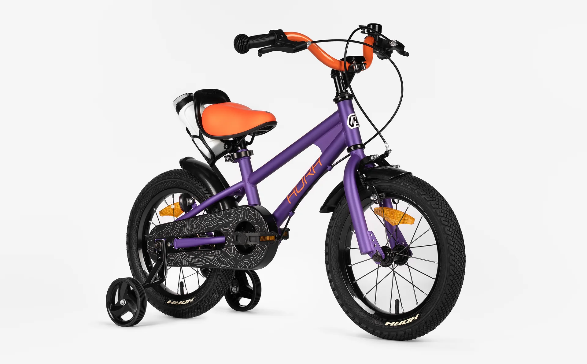 Велосипед HORH HAPPY 14" (2026) Purple-Orange - миниатюра 5