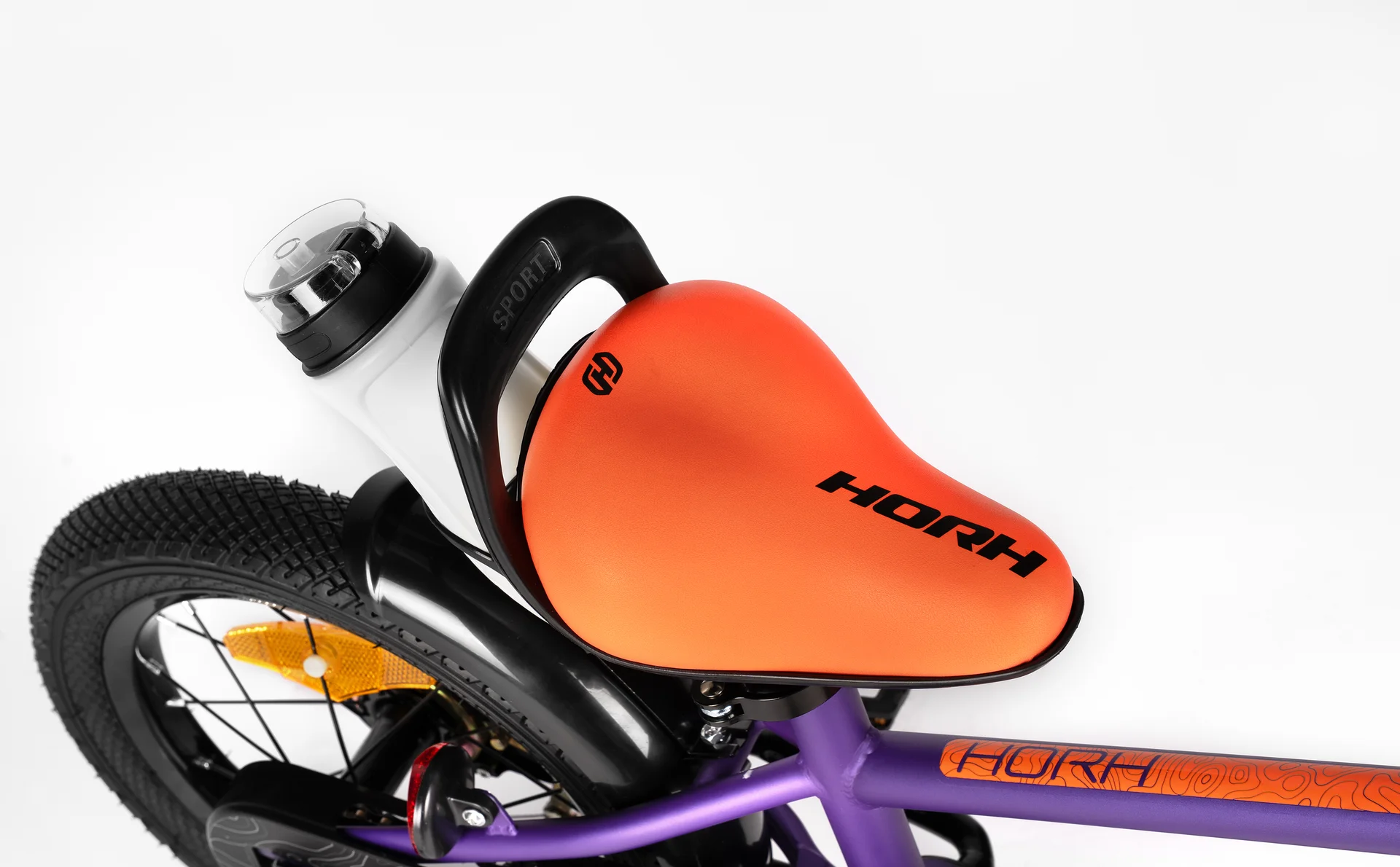 Велосипед HORH HAPPY 14" (2026) Purple-Orange - миниатюра 8