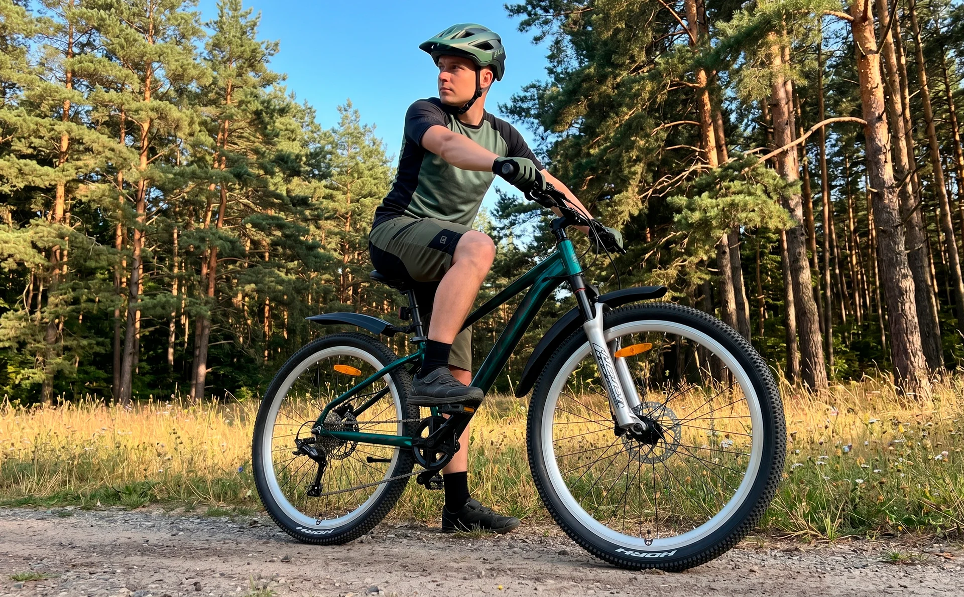Велосипед HORH ROHAN RHD6.2 26 (2026) GREEN BLACK - миниатюра 2