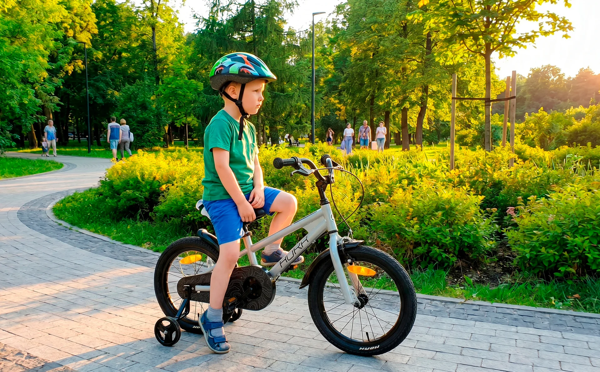 Велосипед HORH HAPPY 16" (2026) Grey-Black - миниатюра 4