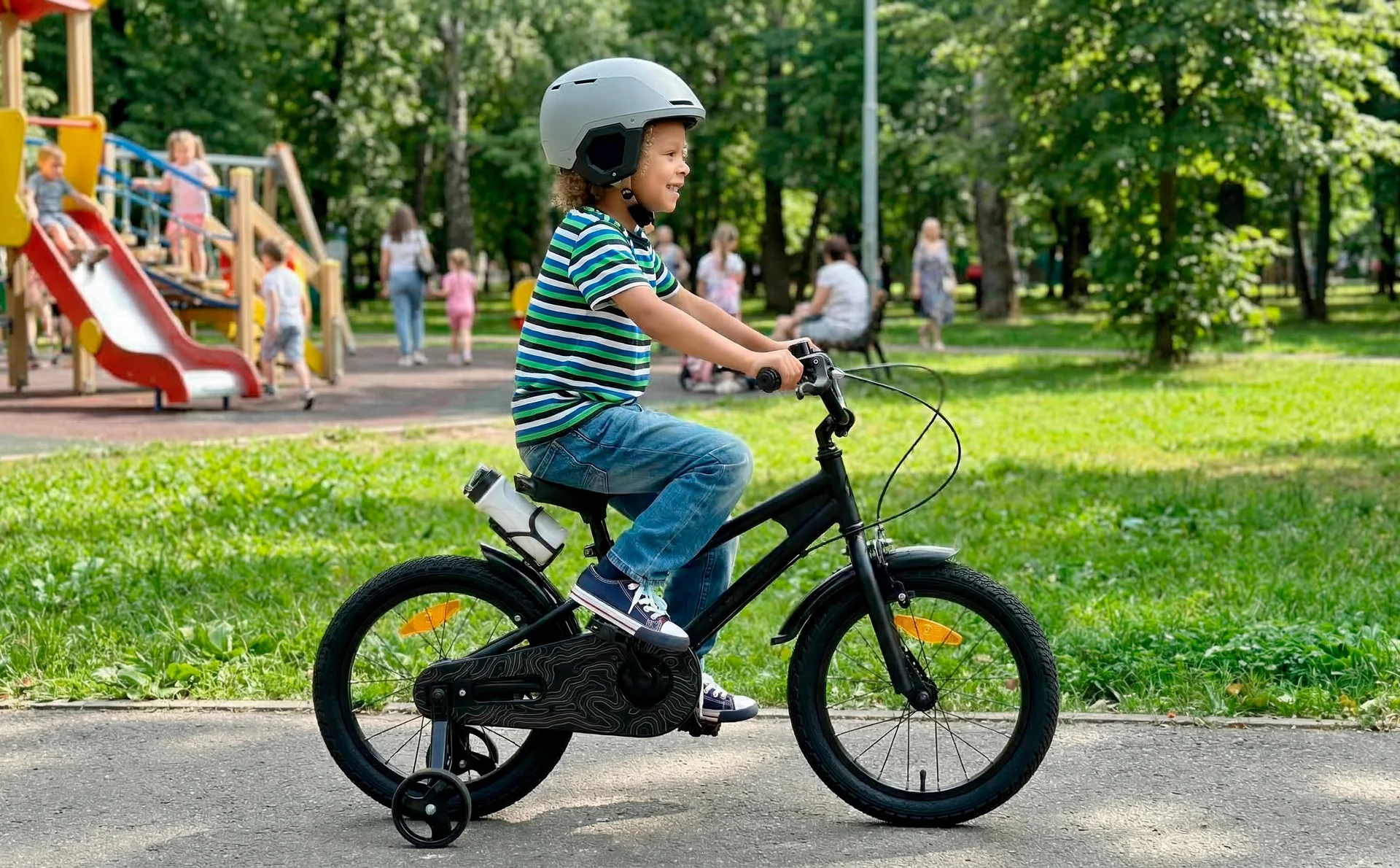 Велосипед HORH HAPPY PRO 16 (2026) Grey-Black - миниатюра 2