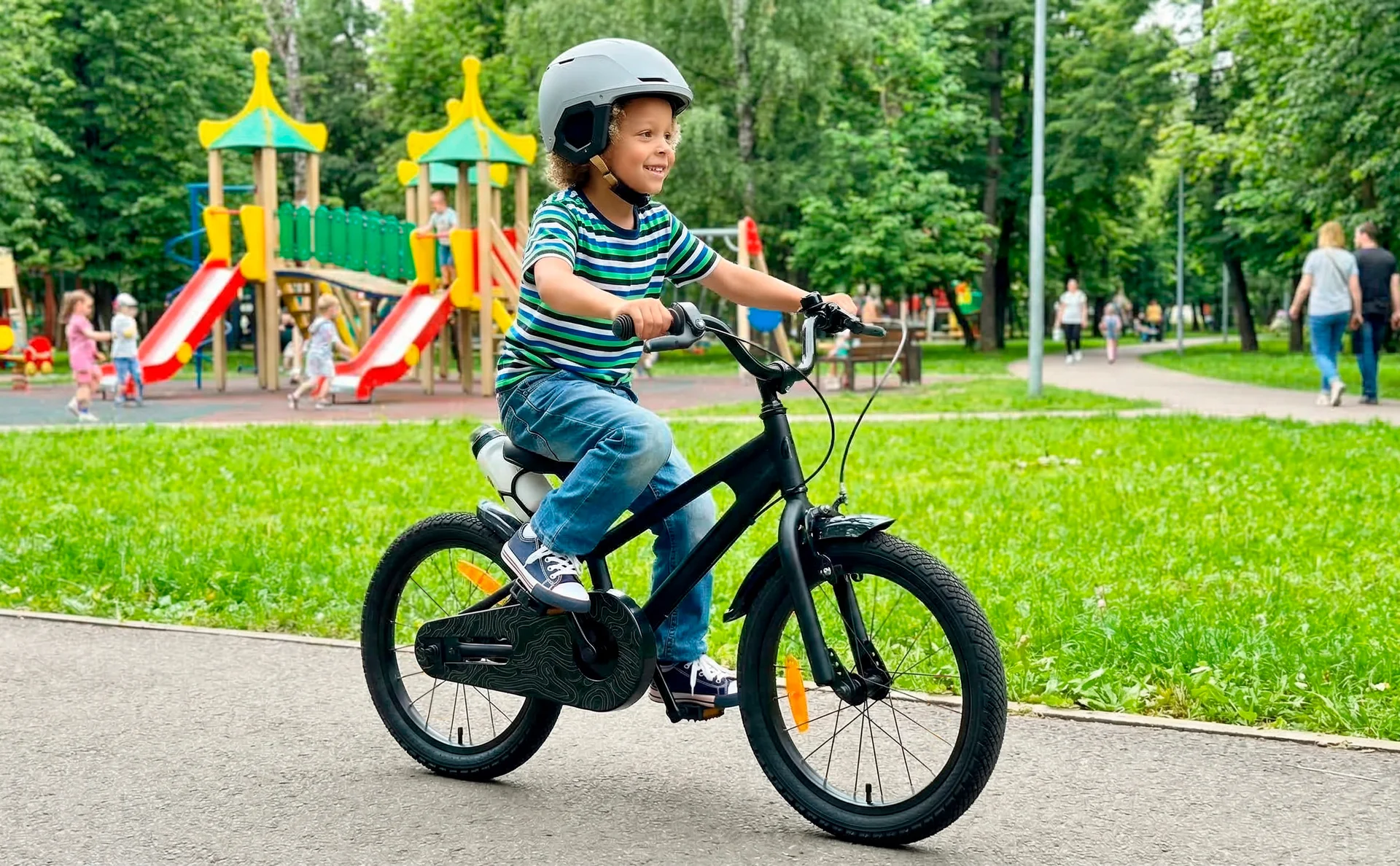 Велосипед HORH HAPPY PRO 16 (2026) Grey-Black - миниатюра 3