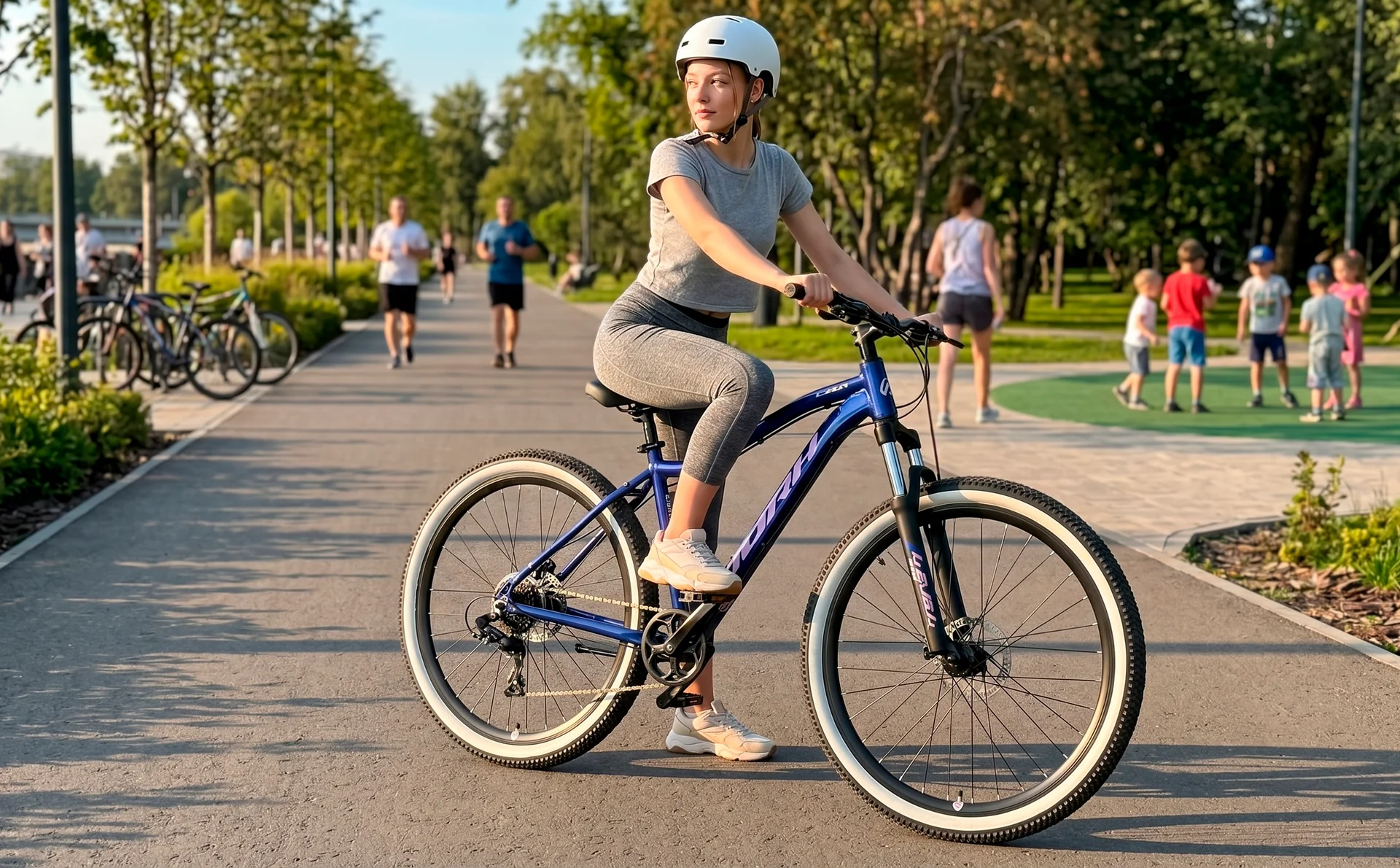 Велосипед HORH LIMA LMD7.0 27,5" (2025) Blue-Pink - миниатюра 2