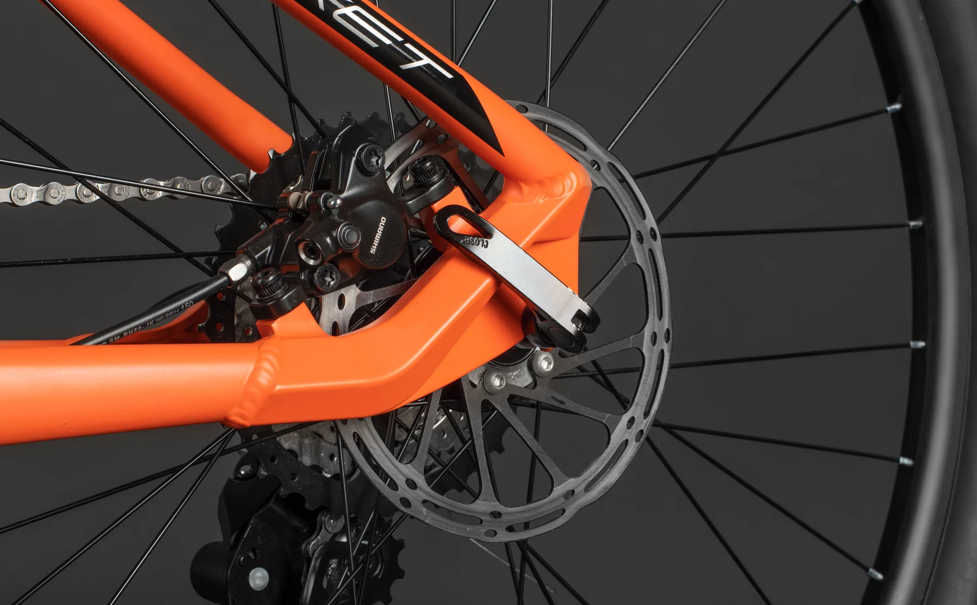 Велосипед HORH ROCKET HRCTES7.2 27,5" (2025) Black-Grey-Orange - миниатюра 14