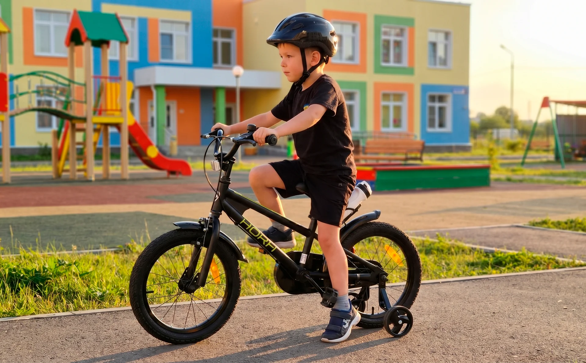 Велосипед HORH HAPPY 16" (2026) Black - миниатюра 2