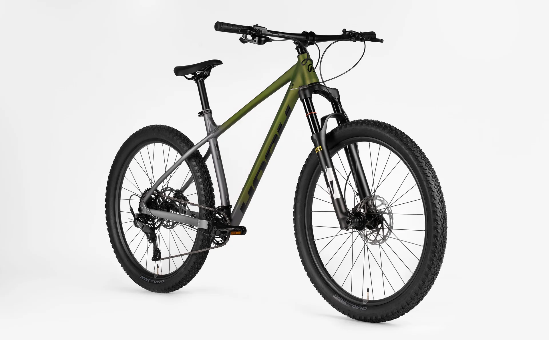 Велосипед HORH ROOT Sh+ (2026) Grey-Dark Green - миниатюра 5