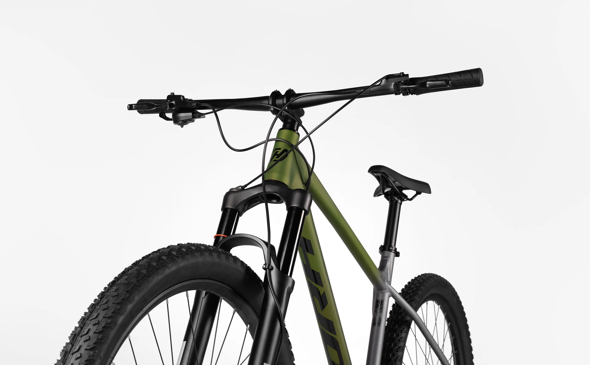 Велосипед HORH ROOT Sh+ (2026) Grey-Dark Green - миниатюра 8