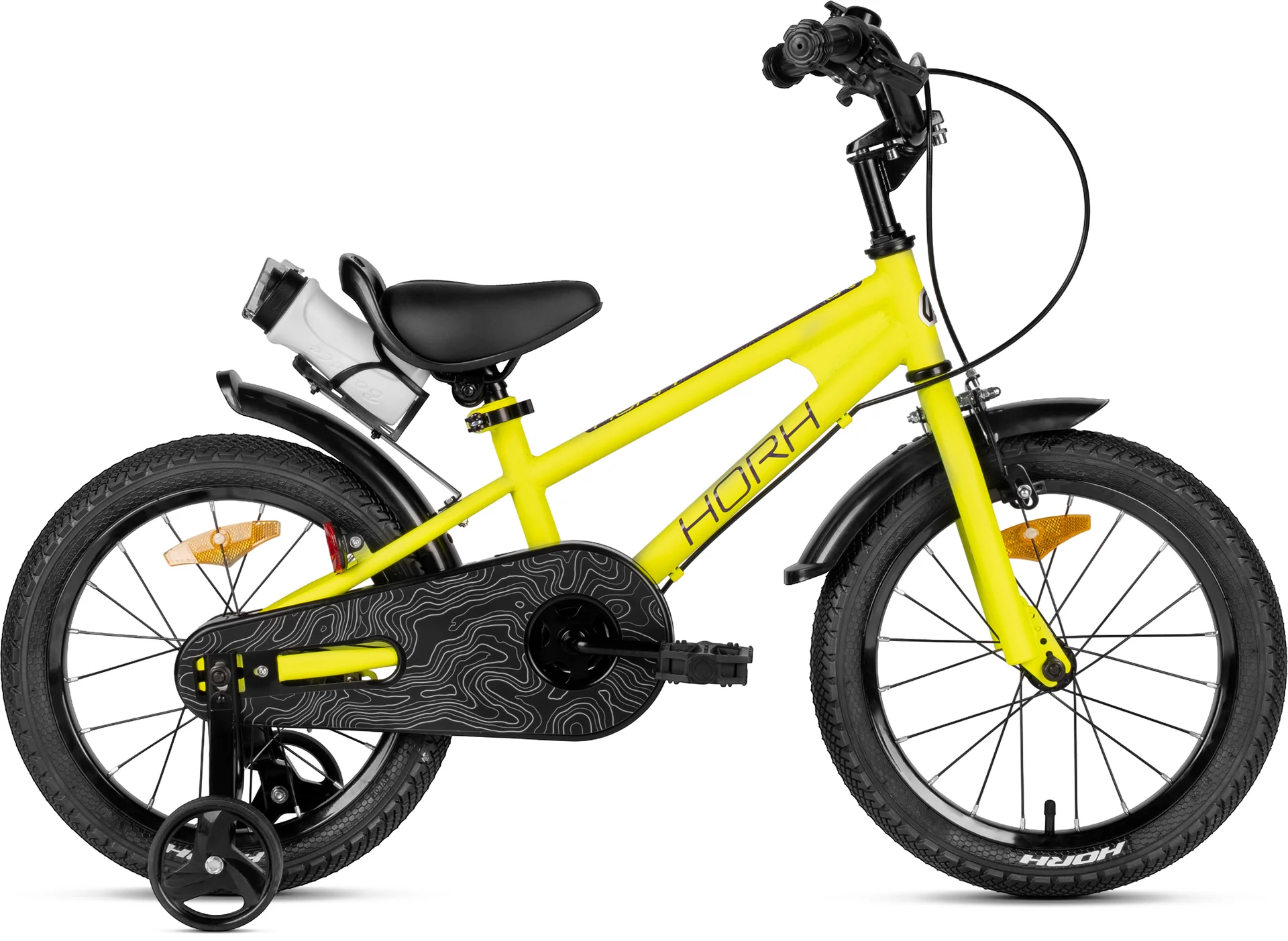 Велосипед HORH HAPPY 16" (2026) Yellow-Black - изображение 1