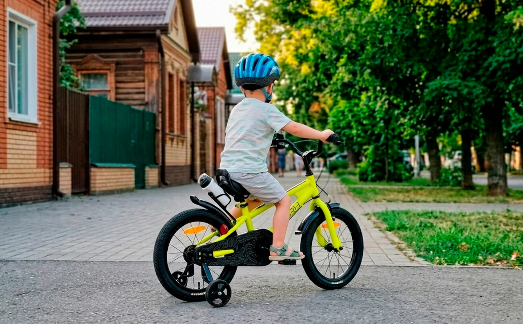 Велосипед HORH HAPPY 16" (2026) Yellow-Black - миниатюра 3