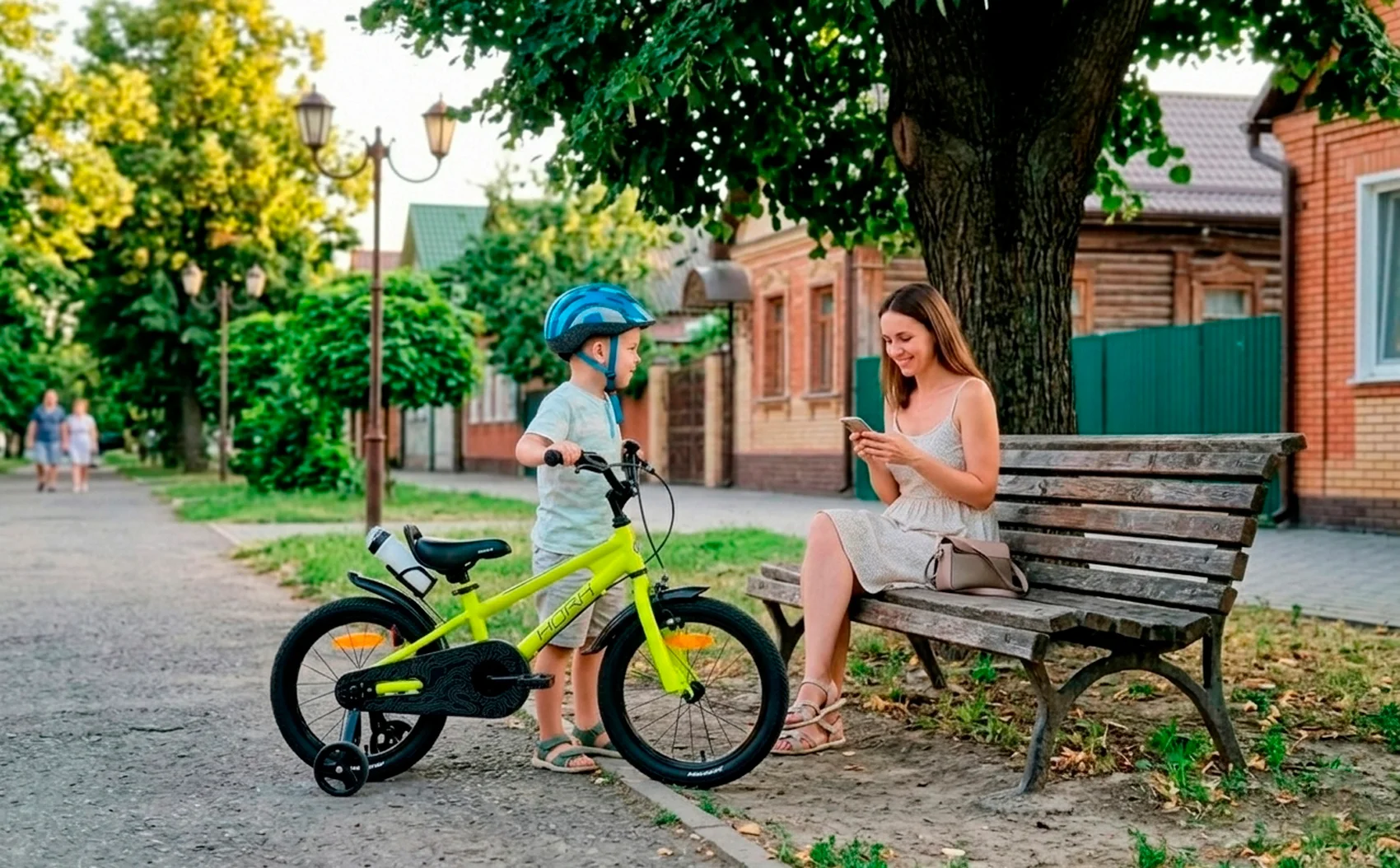 Велосипед HORH HAPPY 16" (2026) Yellow-Black - миниатюра 4