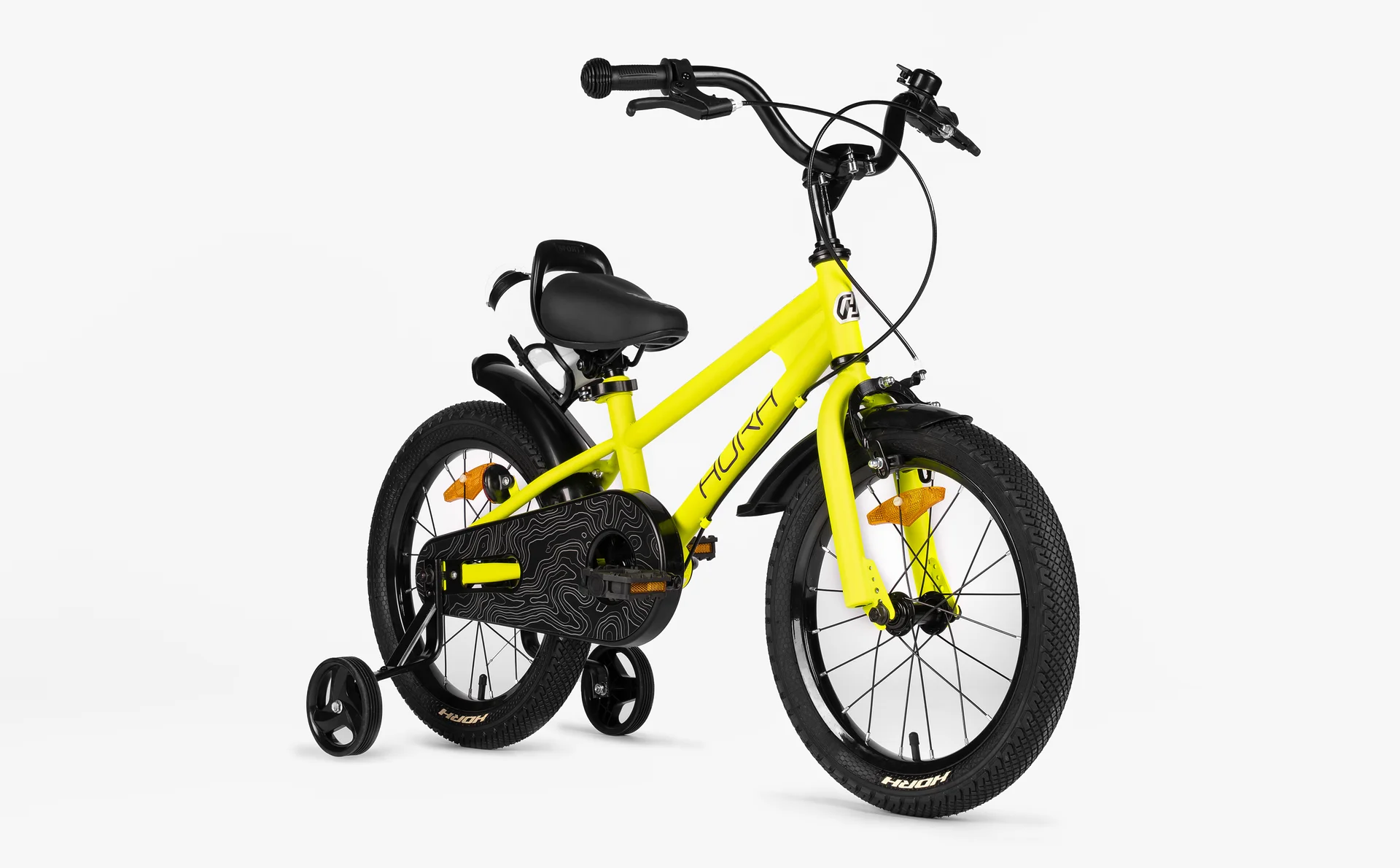 Велосипед HORH HAPPY 16" (2026) Yellow-Black - миниатюра 5