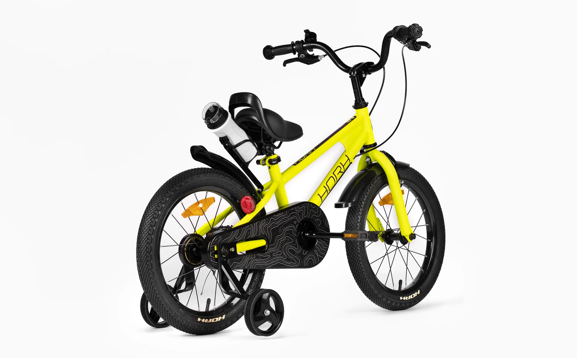 Велосипед HORH HAPPY 16" (2026) Yellow-Black - миниатюра 6