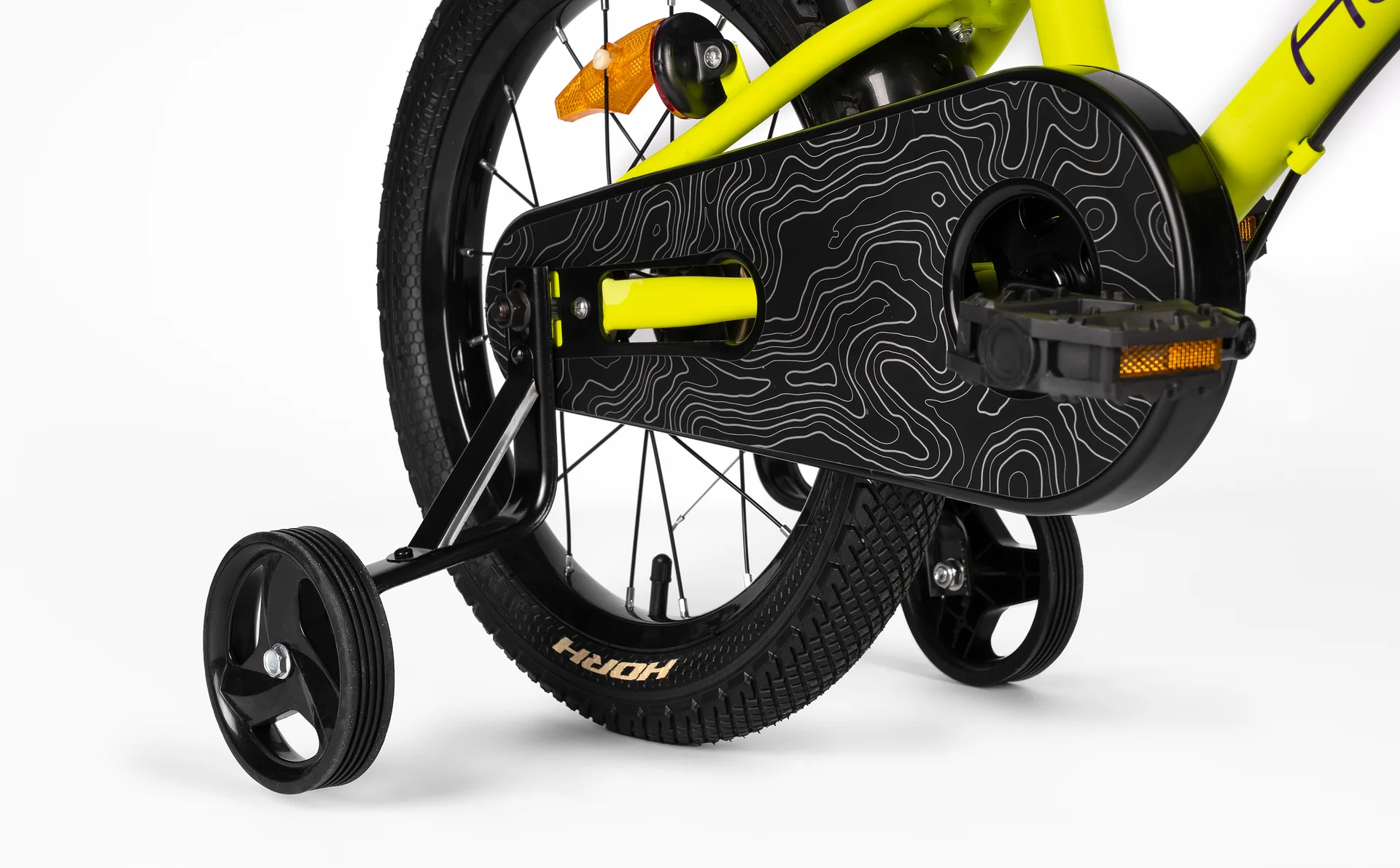 Велосипед HORH HAPPY 16" (2026) Yellow-Black - миниатюра 7