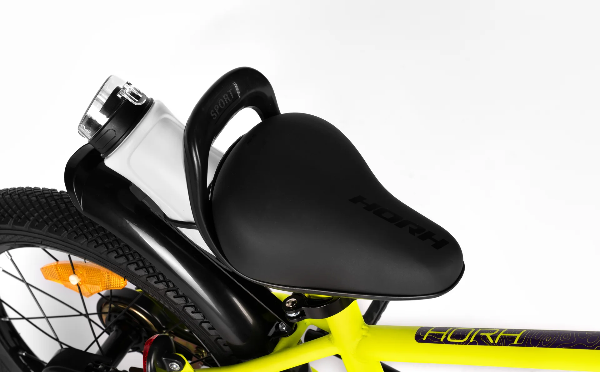 Велосипед HORH HAPPY 16" (2026) Yellow-Black - миниатюра 8