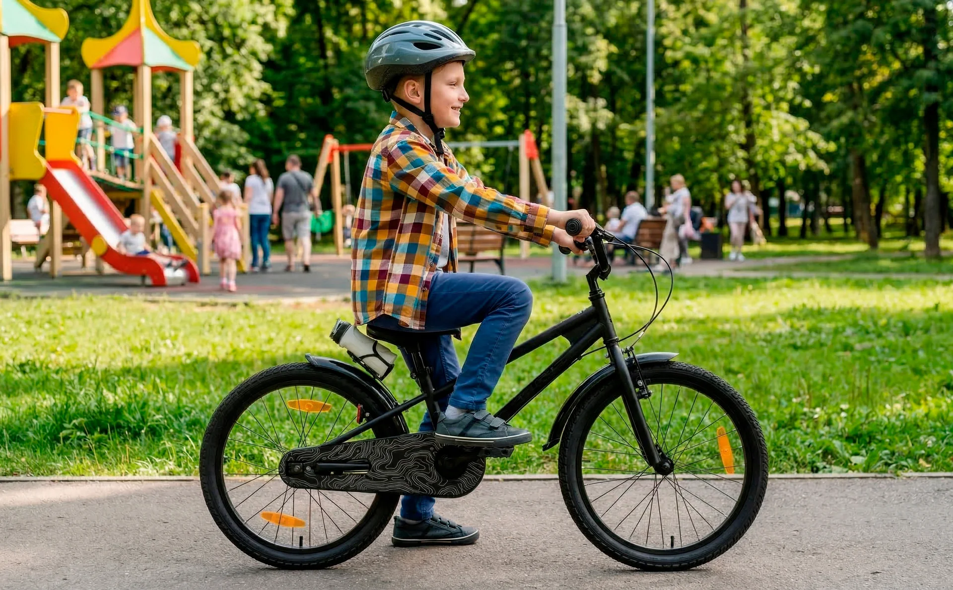 Велосипед HORH HAPPY PRO 20 (2026) Grey-Black - миниатюра 2