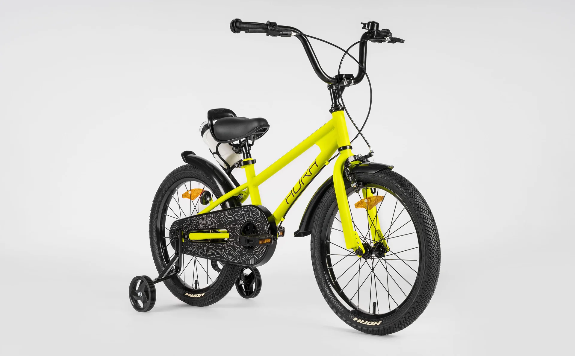 Велосипед HORH HAPPY 18" (2026) Yellow-Black - миниатюра 5