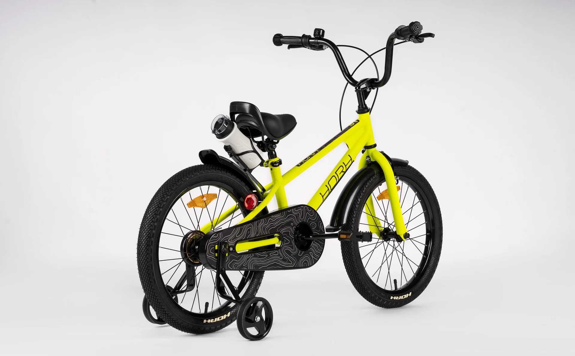 Велосипед HORH HAPPY 18" (2026) Yellow-Black - миниатюра 6