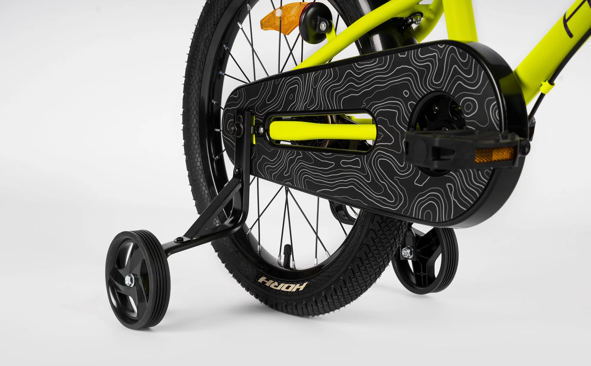 Велосипед HORH HAPPY 18" (2026) Yellow-Black - миниатюра 7