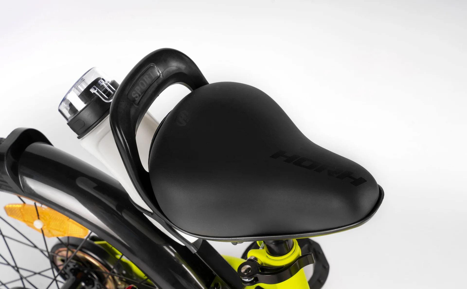 Велосипед HORH HAPPY 18" (2026) Yellow-Black - миниатюра 8