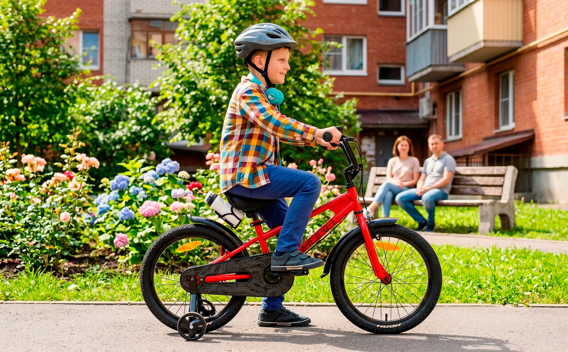 Велосипед HORH HAPPY 18" (2026) Red-Black - миниатюра 2