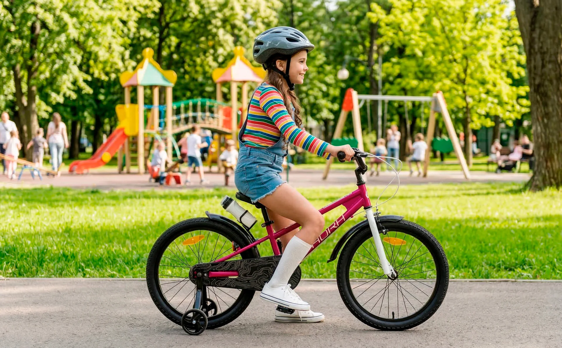 Велосипед HORH HAPPY PRO 20 (2026) Pink-White - миниатюра 2