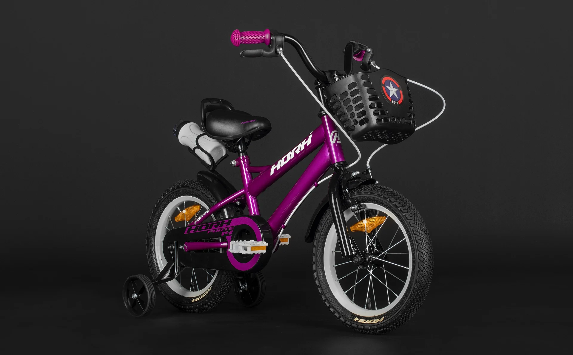 Велосипед HORH FORTE 14 (2026) Pink-Black - миниатюра 6