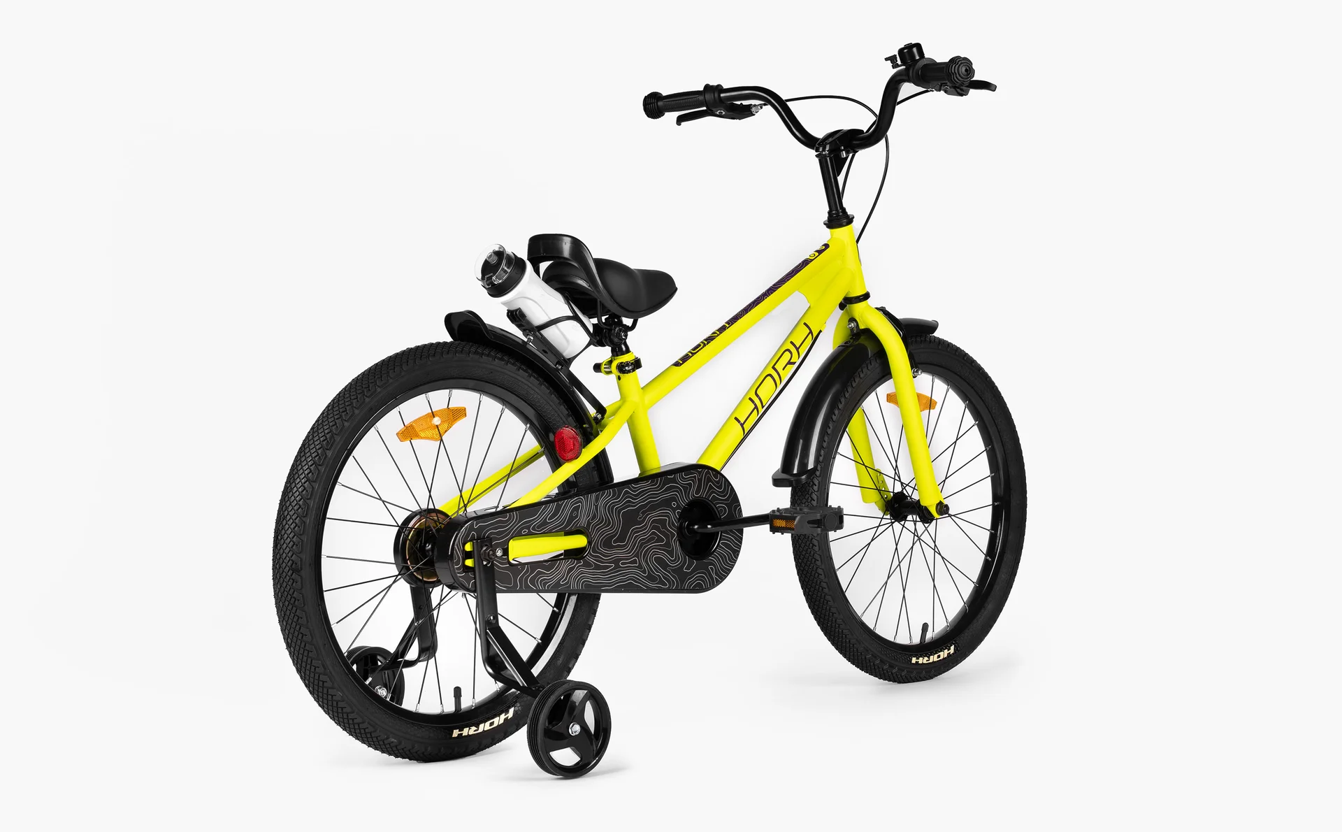 Велосипед HORH HAPPY 20" (2026) Yellow-Black - миниатюра 6