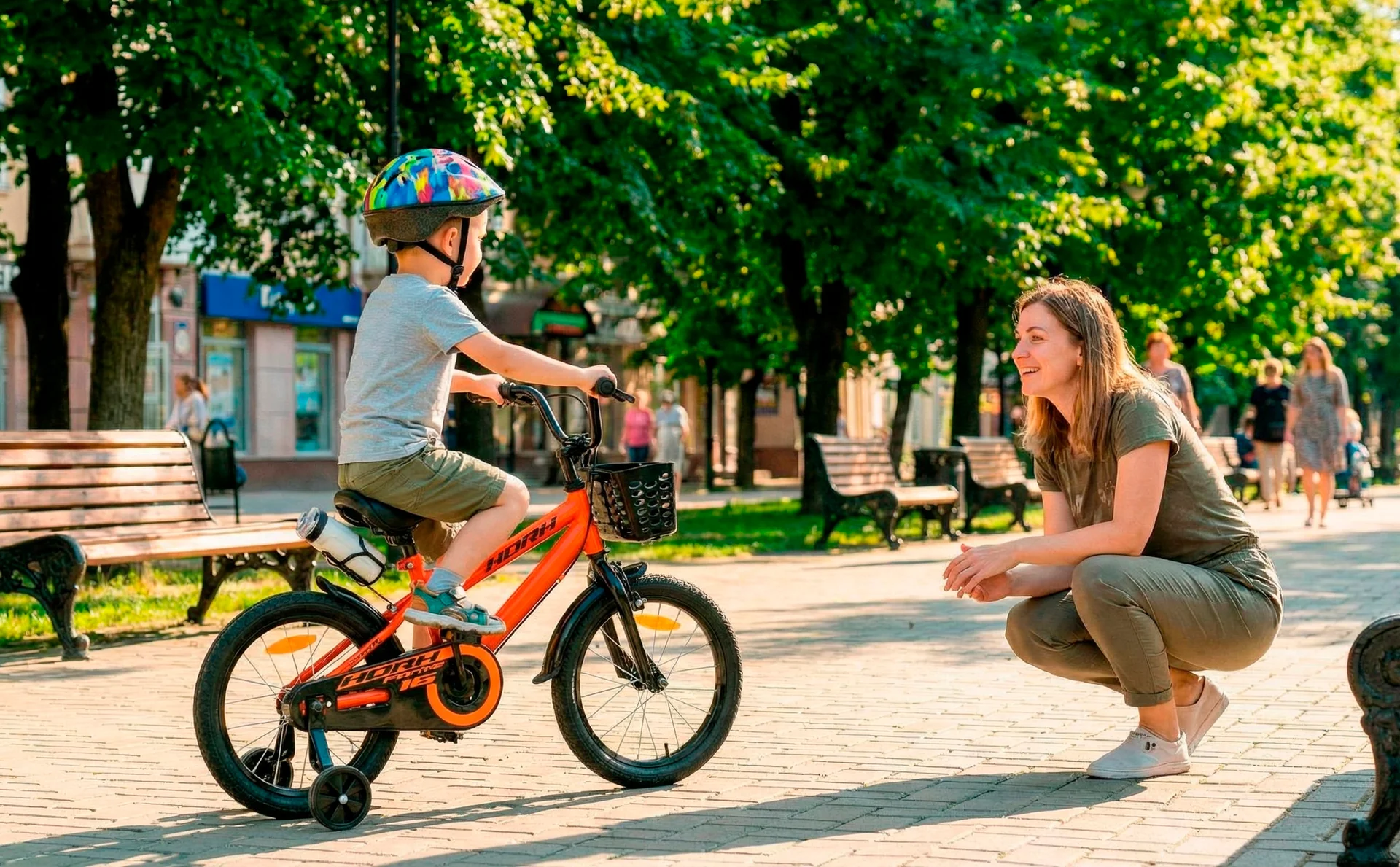 Велосипед HORH FORTE 16" (2026) Orange-Black - миниатюра 4