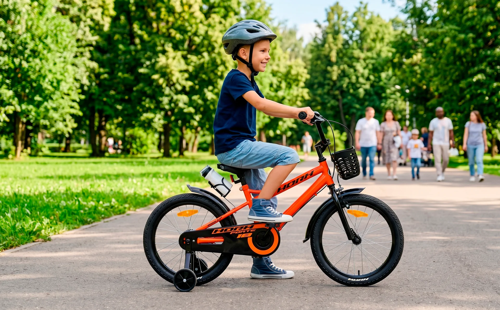Велосипед HORH FORTE 18" (2026) Orange-Black - миниатюра 2