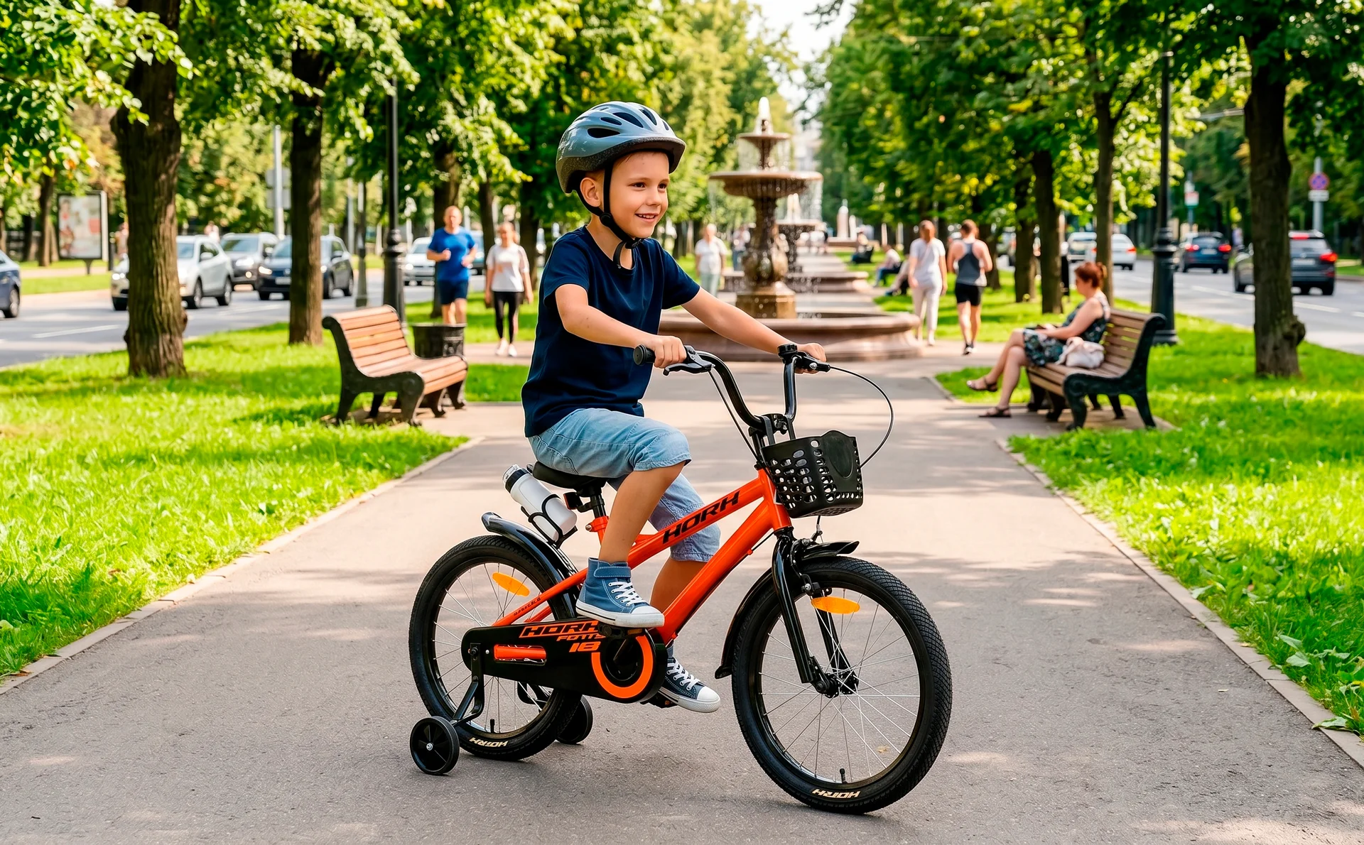 Велосипед HORH FORTE 18" (2026) Orange-Black - миниатюра 3