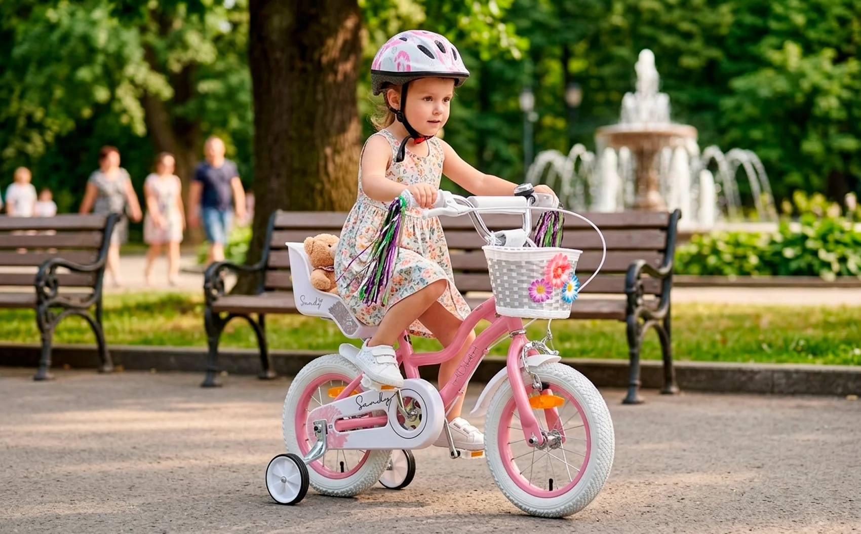 Велосипед HORH SANDY 12" (2026) Pink-White - миниатюра 2