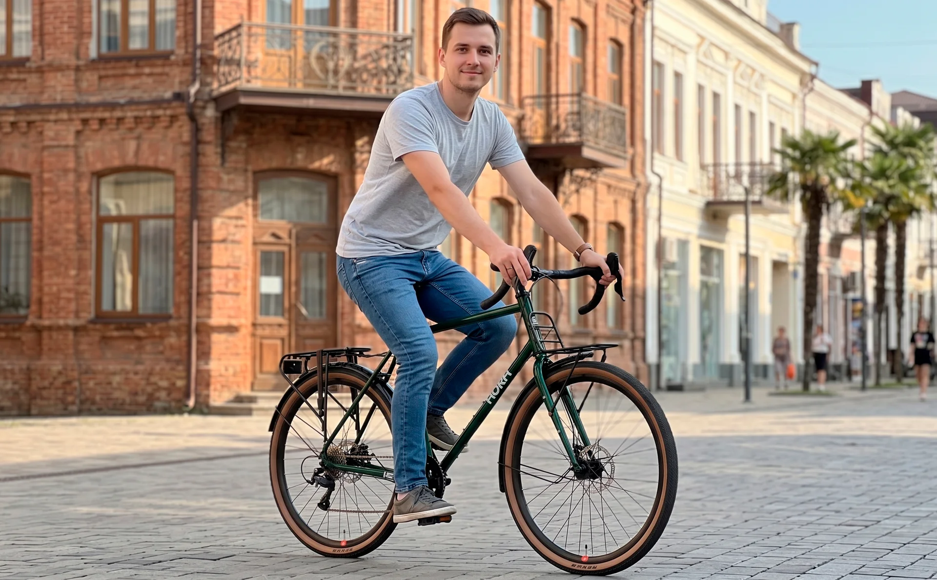 Велосипед HORH RECORD CROSS 700C* (2026) Green - миниатюра 2