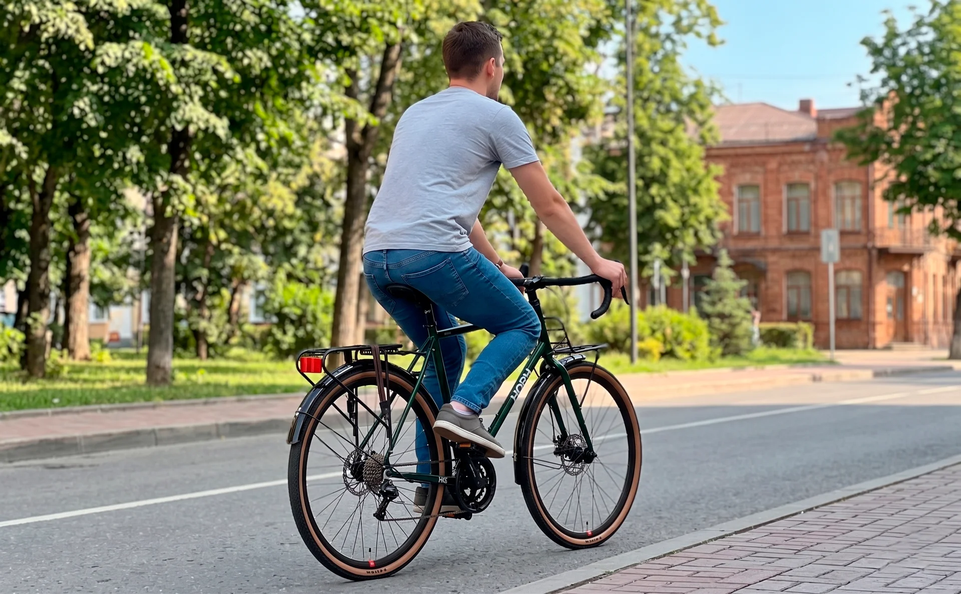 Велосипед HORH RECORD CROSS 700C* (2026) Green - миниатюра 3