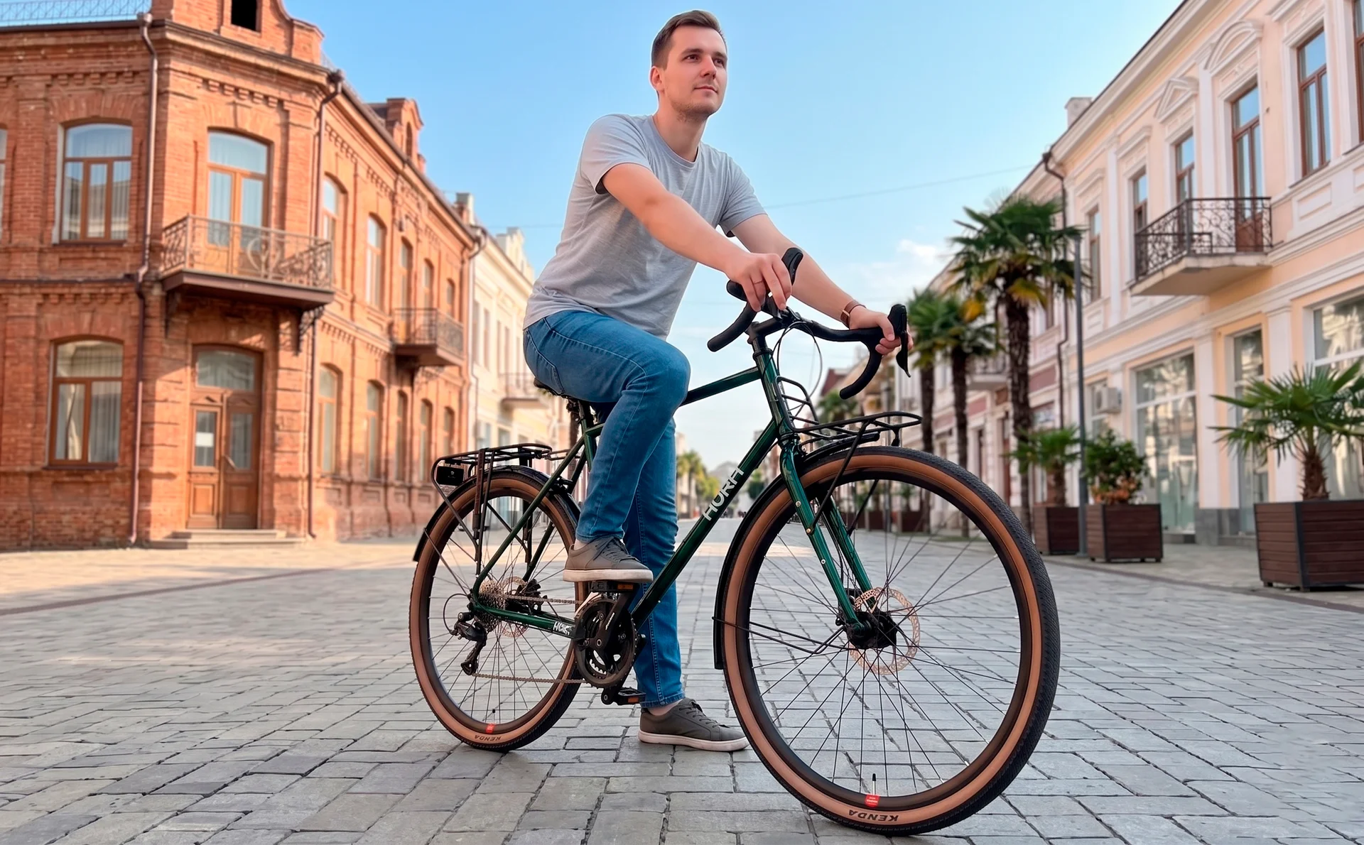 Велосипед HORH RECORD CROSS 700C* (2026) Green - миниатюра 4