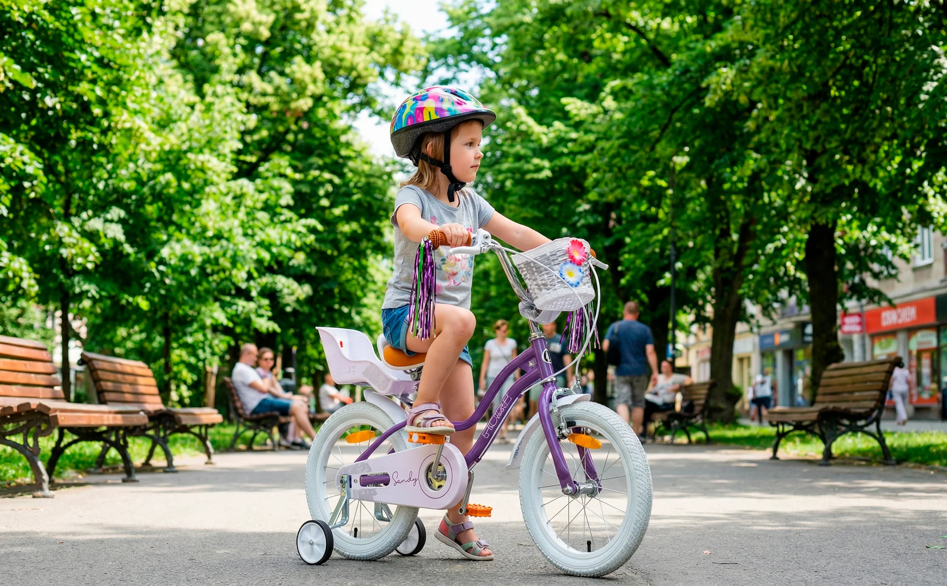 Велосипед HORH SANDY 16" (2026) Purple-White - миниатюра 2