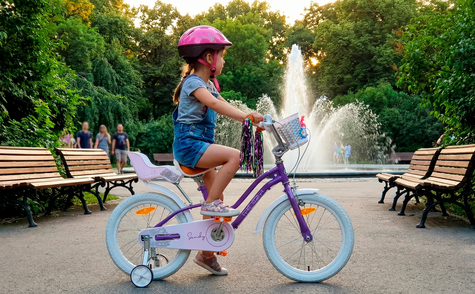 Велосипед HORH SANDY 18" (2026) Purple-White - миниатюра 2