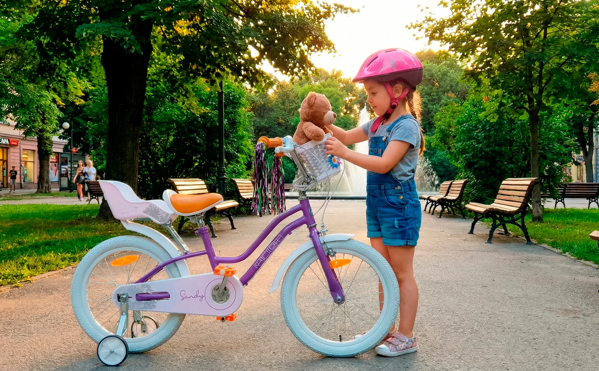 Велосипед HORH SANDY 18" (2026) Purple-White - миниатюра 4
