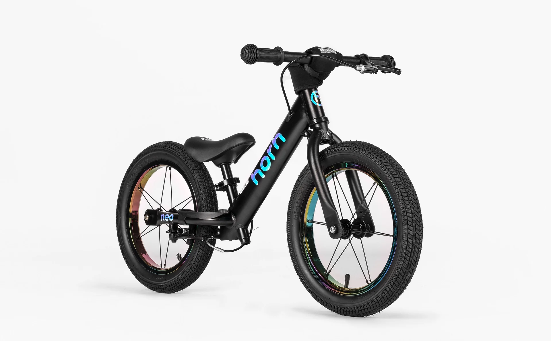 Беговел HORH NEO 14" Black-Holographic - миниатюра 5